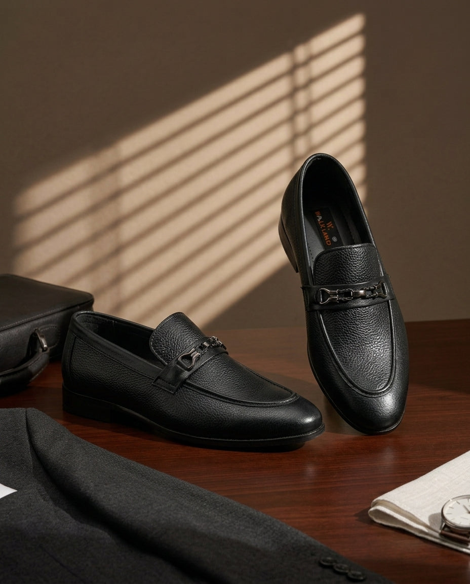 Premium Brown Horsebit Loafer - Free Socks Included - Formal Office Wear