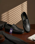 STARLET Premium Horsebit Formal Loafer - Black & Brown - Soft Comfort