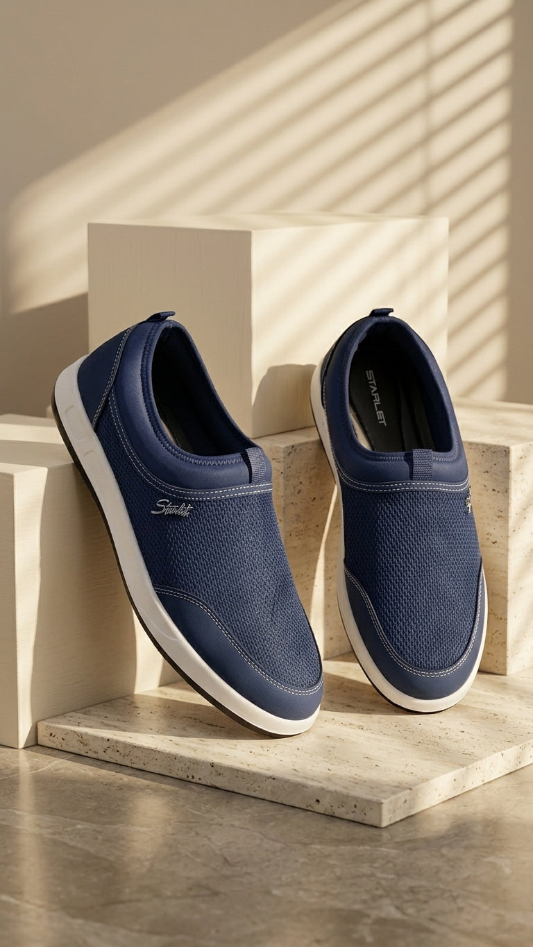 STARLET NS-07 Slip-On Sneakers - Grey