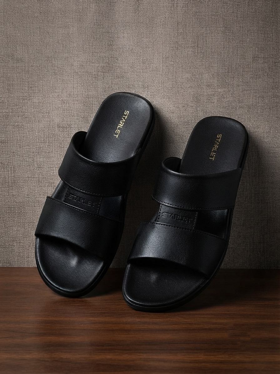 Starlet Minimalist Double-Band Men's Casual Slides